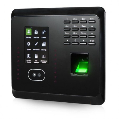 MB360 Control de Asistencia Biométrico ZKTeco Reconocimiento Facial Huella Digital Tarjeta Red USB